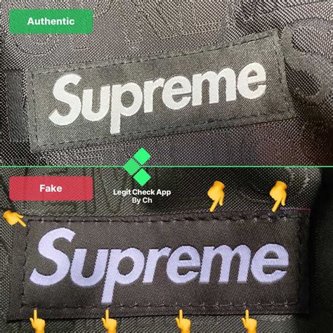 how to tell real from fake supreme bag|check if your supreme bag is real.